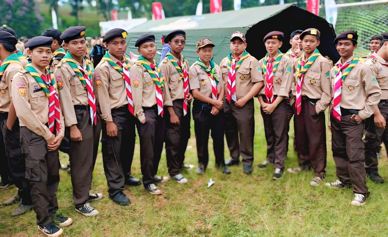 Siswa MA KHAS Kempek Turut Memeriahkan Kegiatan Kemah Bakti Harmoni Beragama IV 2025